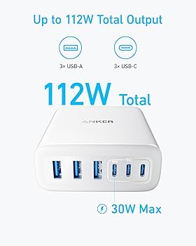 Amazon.com: Anker Desktop Charger, Fast Charging USB C